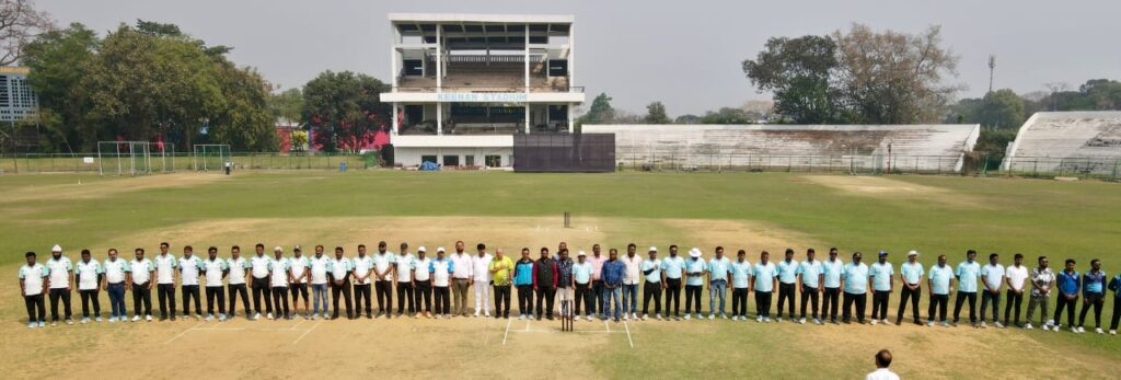 MEDIA-CUP-CRICKET-2025 : सुवर्णरेखा एकादश बना विजेता व खरकई एकादश बना… उपविजेता….