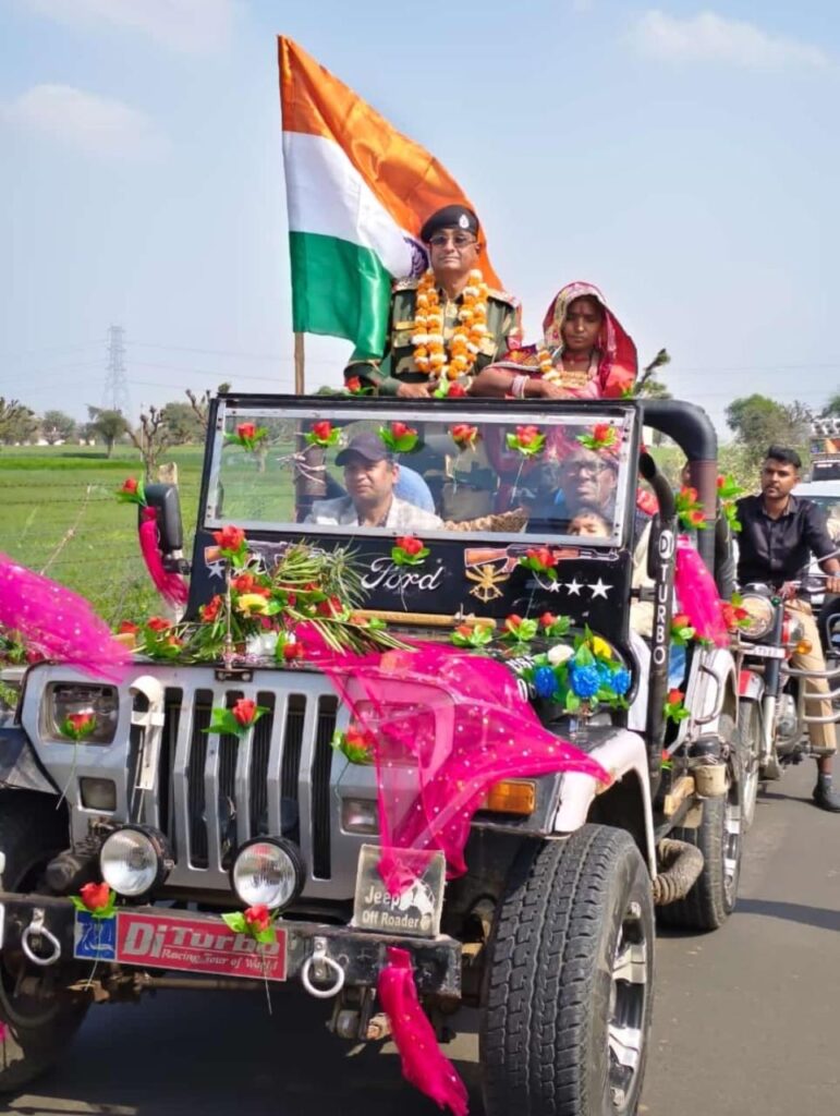 40 वर्षों तक बॉर्डर सिक्योरिटी फोर्स में सेवा देने वाले पन्नालाल झाटेवाल का ग्रामवासियों ने किया जोरदार स्वागत…