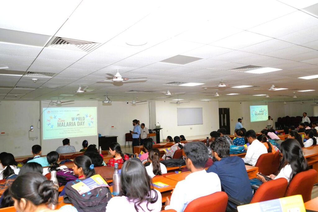 विश्व मलेरिया दिवस 2025 पर मणिपाल टाटा मेडिकल कॉलेज में जन जागरूकता कार्यक्रम का आयोजन