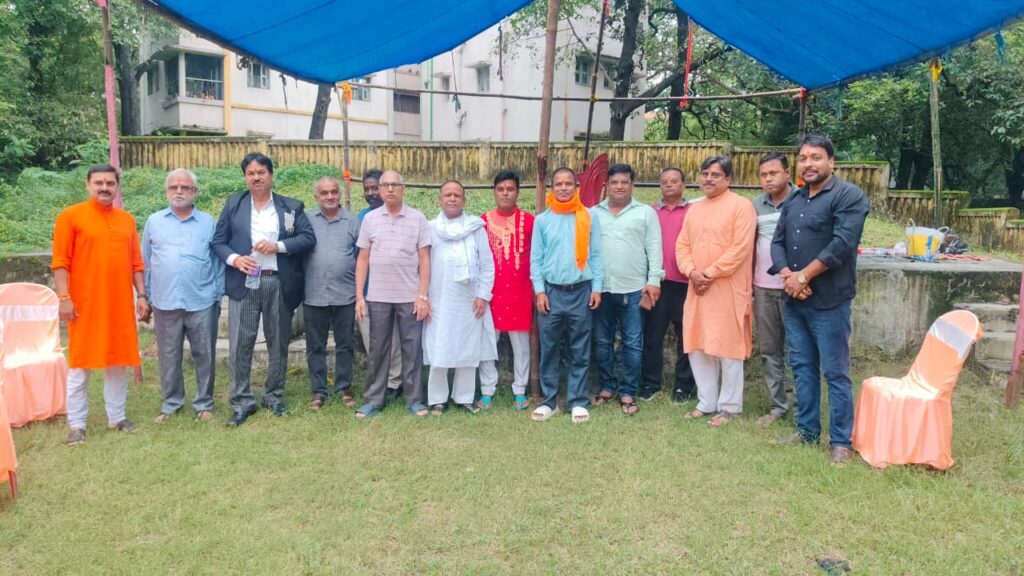 सार्वजनिक ईस्ट टेल्को दुर्गा पूजा कमेटी M-TYPE का भूमि पूजन सम्पन्न हुआ