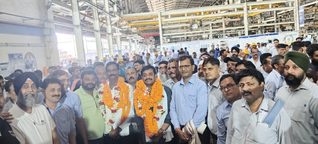 टाटा मोटर्स वर्कर्स यूनियन का स्वागत समारोह संपन्न