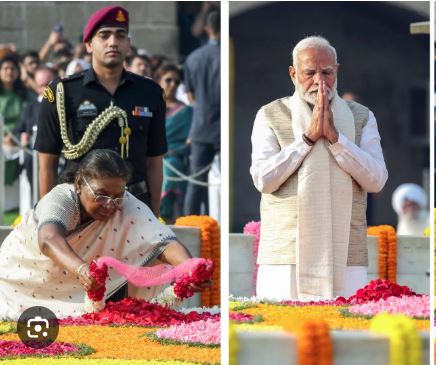 महात्मा गांधी की 78वीं पुण्यतिथि पर राजघाट में श्रद्धांजलि, राष्ट्रपति से लेकर प्रधानमंत्री तक हुए शामिल