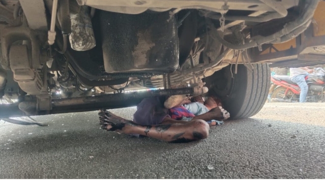 ROAD ACCIDENT : मां पार्वती बस की चपेट में आकर साइकिल सवार की मौत