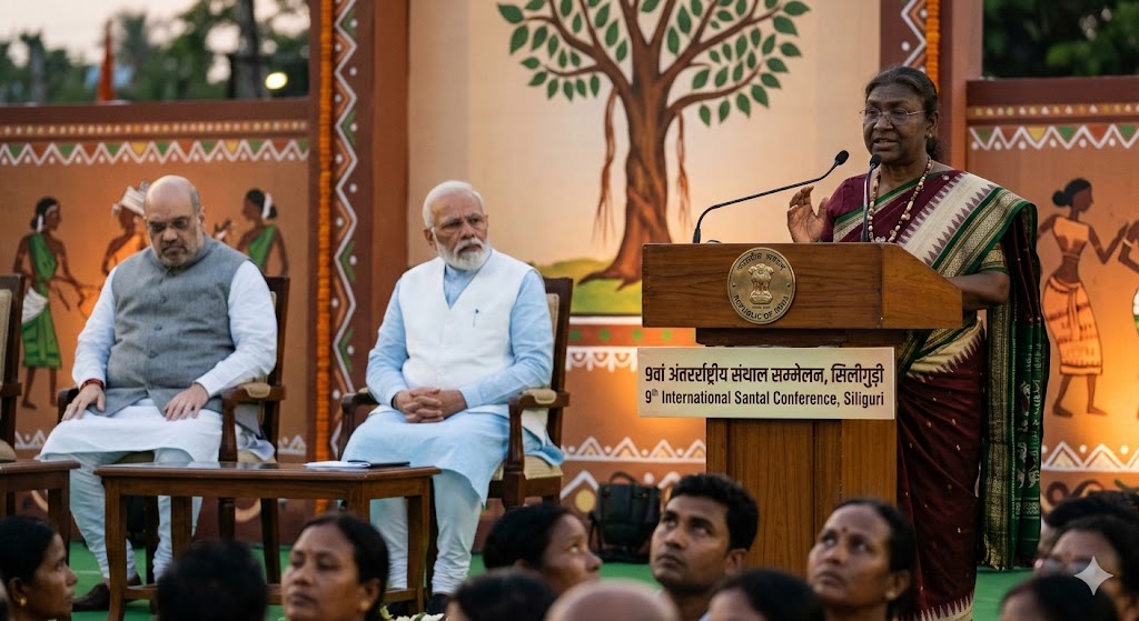 सिलीगुड़ी में राष्ट्रपति मुर्मु ने जताई ममता सरकार के प्रति नाराजगी; पीएम मोदी और अमित शाह ने भी किया समर्थन