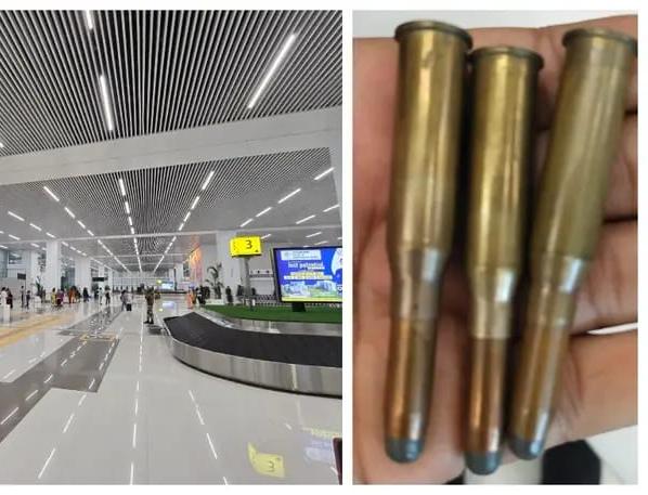 पटना एयरपोर्ट पर सुरक्षा जांच में हड़कंप, यात्री के बैग से मिले 3 जिंदा कारतूस, गिरफ्तार