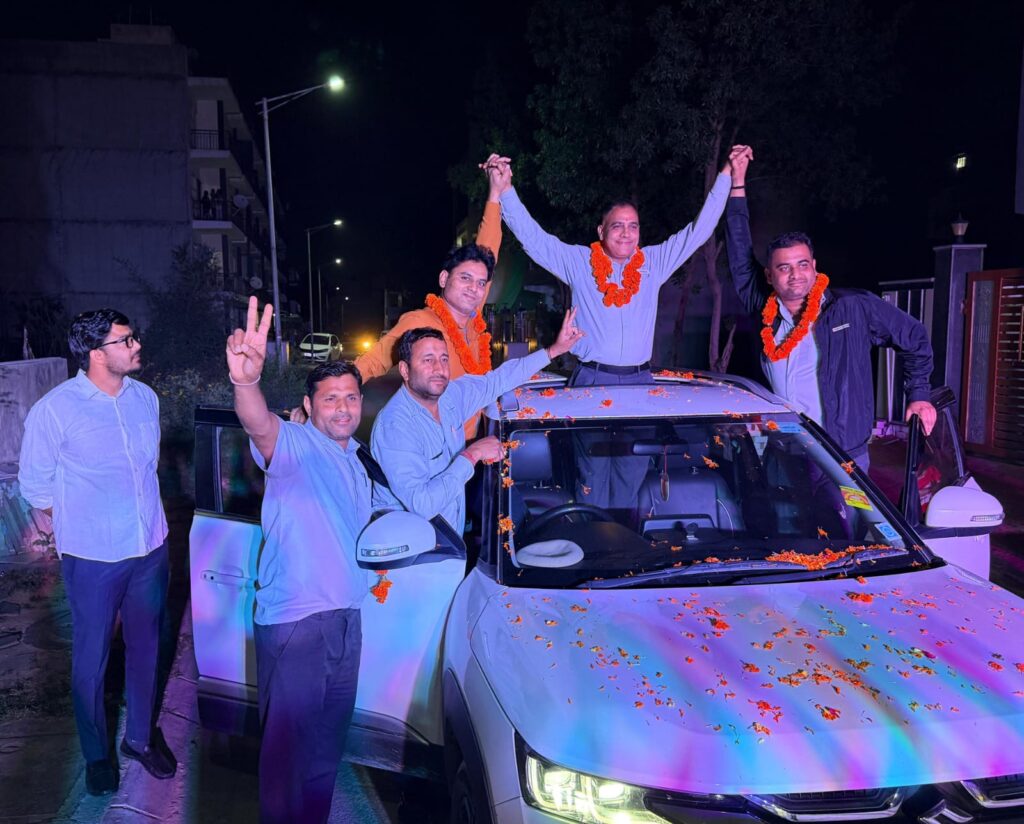 कार्यकारिणी में शामिल होने पर बजरंग लाल का भव्य स्वागत