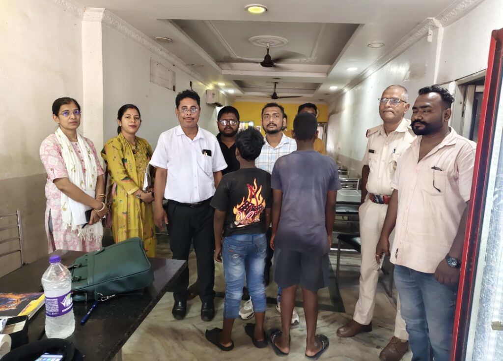 बाल श्रम के खिलाफ संयुक्त छापेमारी, चार नाबालिग बच्चों का किया गया रेस्क्यू