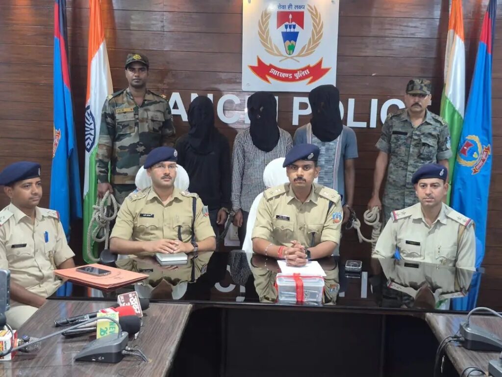 12 घंटे में सुलझा पांच वर्षीय बच्ची के अपहरण का मामला, रांची पुलिस ने तीन आरोपियों को किया गिरफ्तार