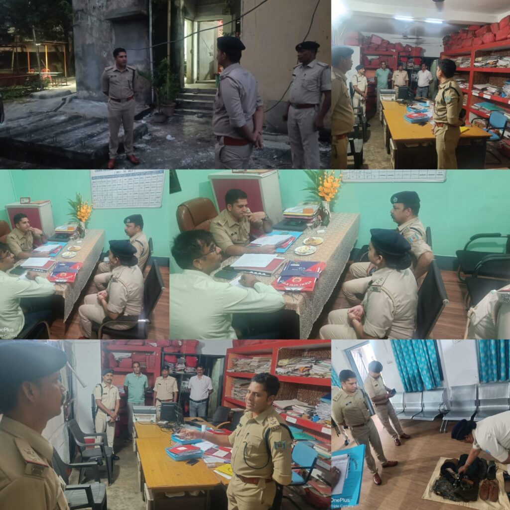 JAMSHEDPUR : महिला थाना और गोविंदपुर थाना का एसपी (नगर) ने किया निरीक्षण, लंबित मामलों के त्वरित निष्पादन के दिए निर्देश