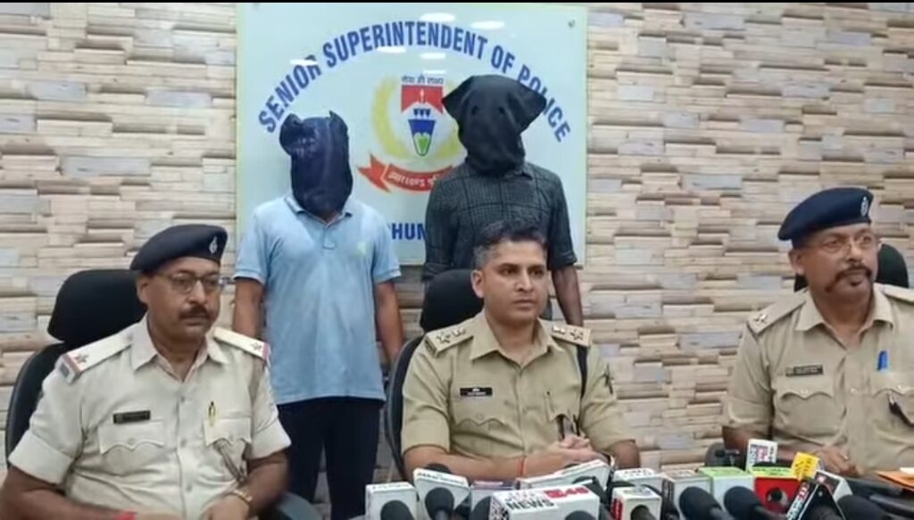 जमशेदपुर : कोर्ट परिसर के पास युवक का अपहरण करने वाले दो आरोपी गिरफ्तार, थार गाड़ी जब्त