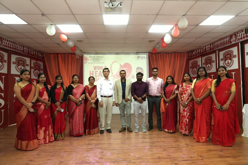 विश्व हृदय दिवस पर एनएसयू में ‘डोन्ट मीस ए बीट’ का संदेश…. नर्सिंग विभाग ने सीपीआर प्रदर्शन, पोस्टर प्रतियोगिता और स्वास्थ्य संबंघी जागरूकता गतिविधियों के माध्यम से दिया स्वस्थ हृदय का संदेश