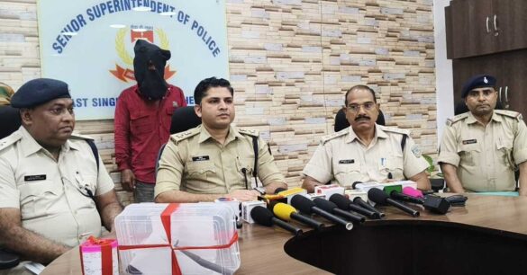 JAMSHEDPUR : बर्मामाइंस पुलिस की कार्रवाई : देशी कट्टा और पांच गोलियों के साथ युवक गिरफ्तार